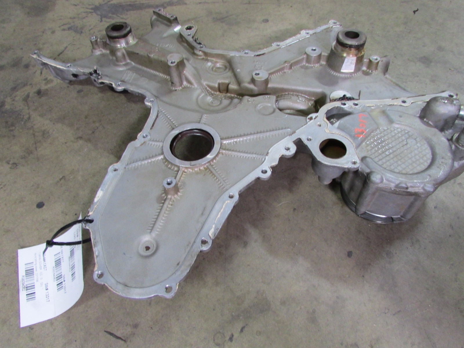 Maserati Quattroporte, Front Timing Engine Cover, Used, P/N 221366