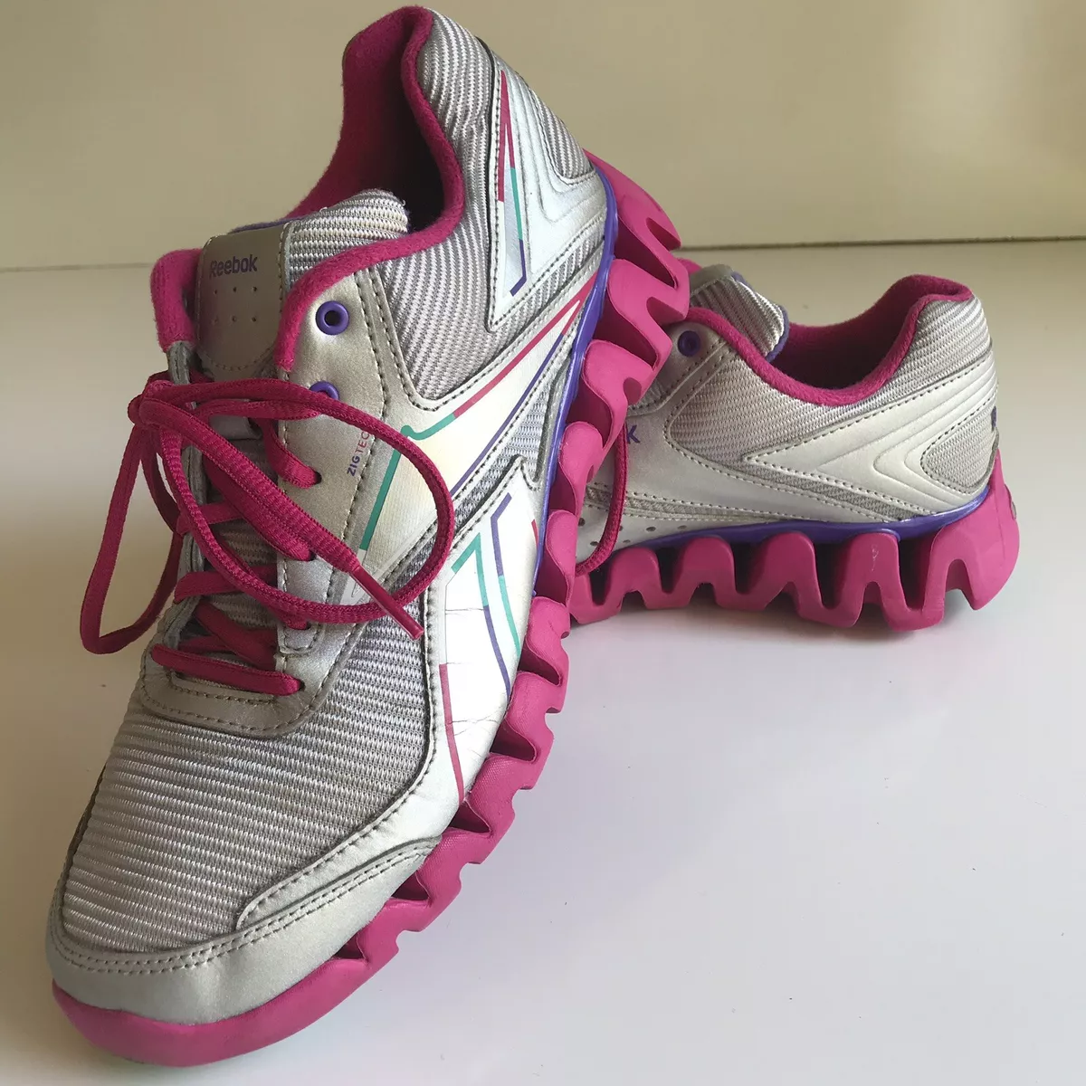 spoelen extreem aspect Reebok Zigtech Women's Running Shoes Size 7 Euc | eBay