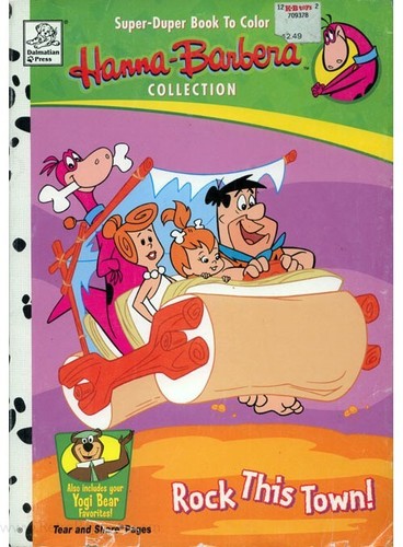 Flintstones coloring book RARE UNUSED 200+ pages | eBay