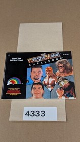 WWF WrestleMania Challenge - Nintendo NES- Manual Only **NO GAME!