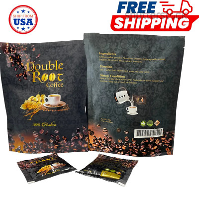 DOUBLE ROOT Coffee Superlife Arabica Increase Libido Ship from USA