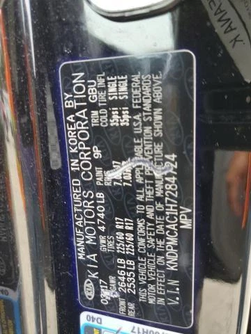 2017 KIA Sportage Right Headlight Assembly Black OEM 640990 27K Miles - Image 2 of 4