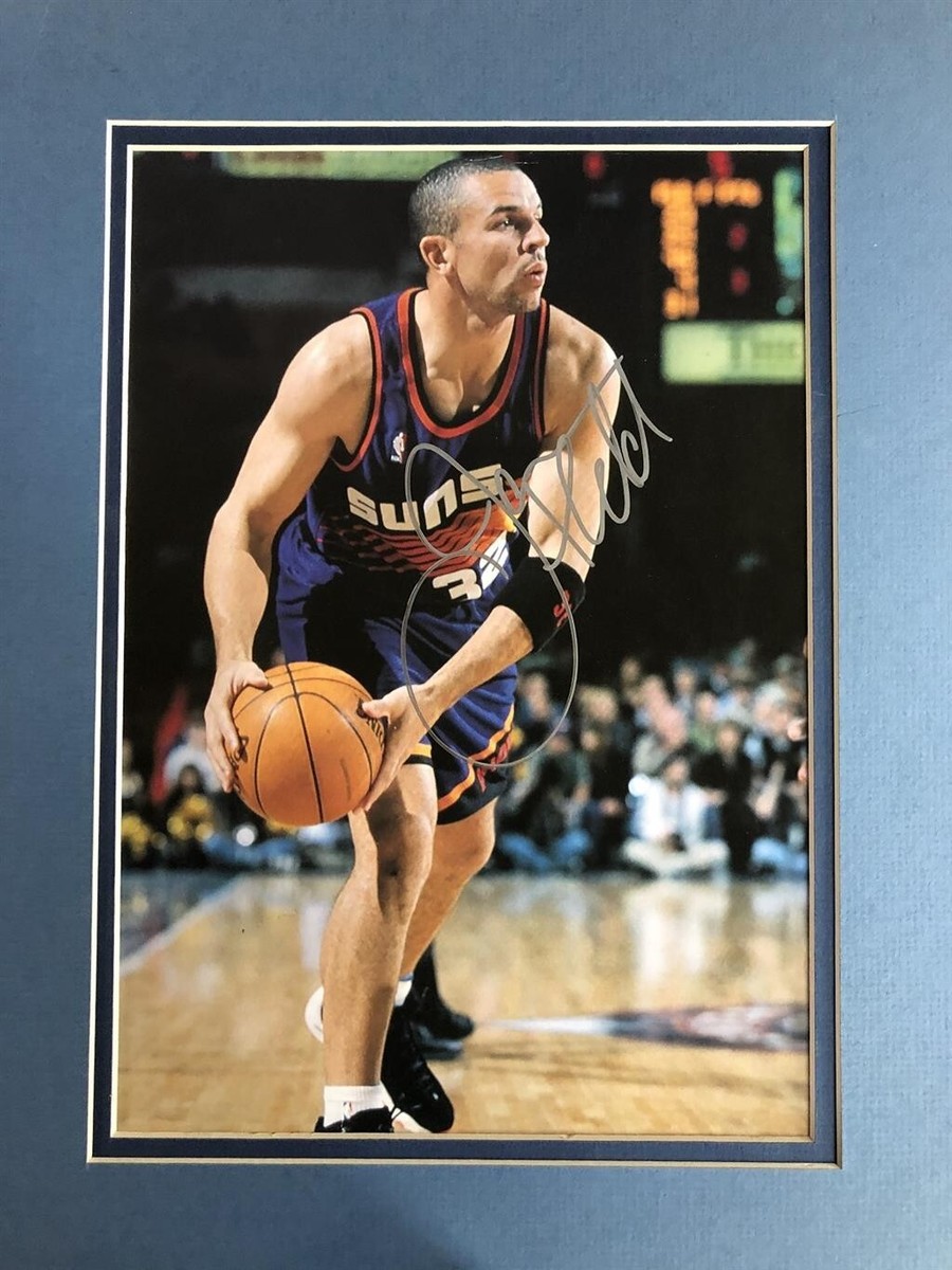 Jason Kidd-12X16 Signed Double Matted Color Photo (Greatest Point