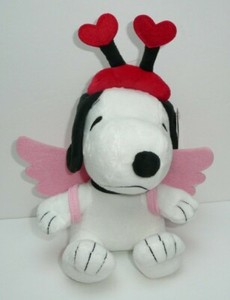 valentine snoopy plush
