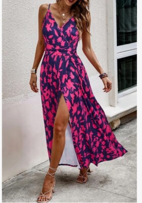 midi v neck dress The Linen V-Neck Midi Dress