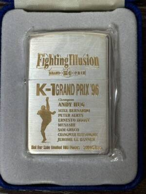 Zippo ANDY HUG STERLING SILVER Limited Edition - K-1 GRAND PRIX