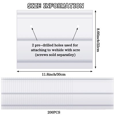 Car Dealer License Plate Temporary Tag Plastic Bags With Adhesive (100 Per Pack - Foto 7