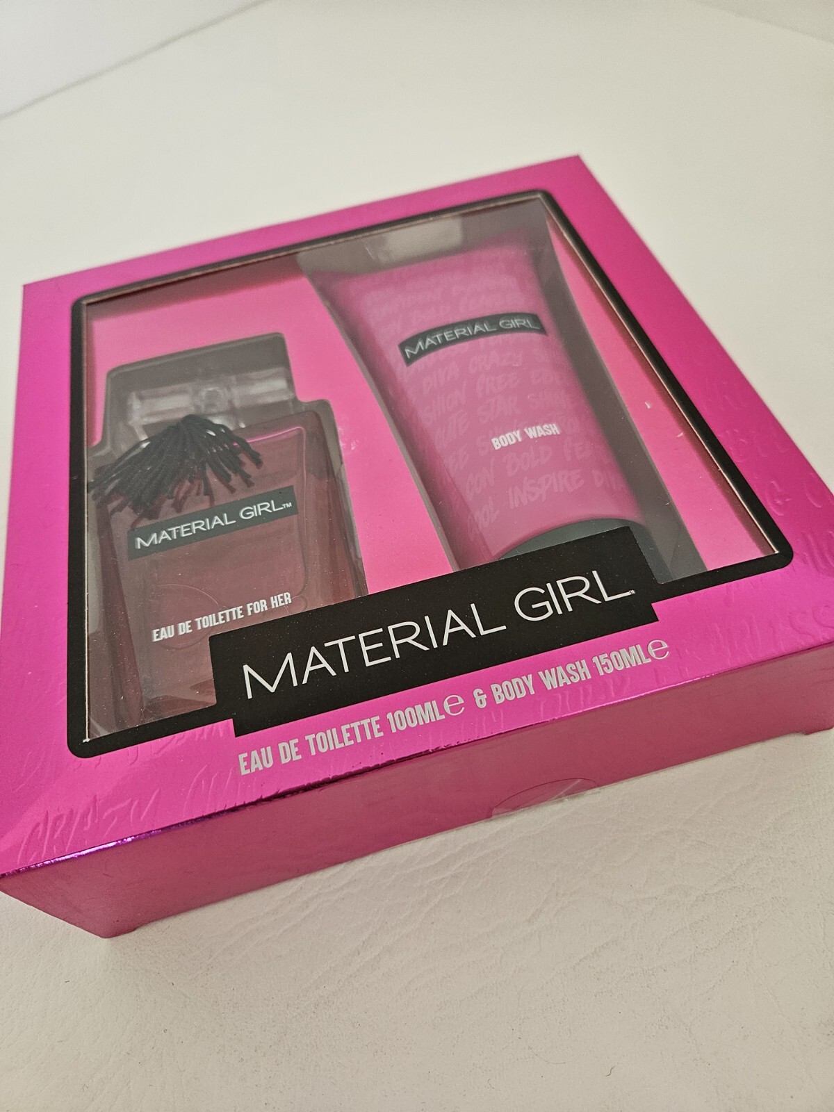 Material Girl Perfume Gift Set 100ml Eau De Toilette And 150ml Body