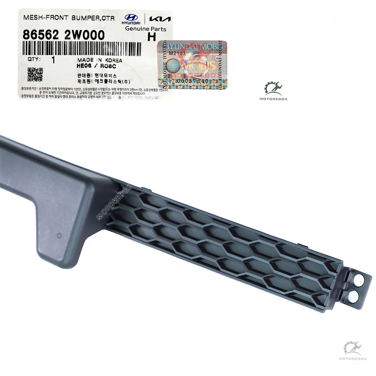 Genuine Mesh Front Bumper Center for 13-16 Hyundai Santa FE