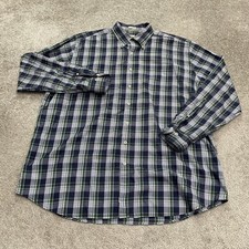 Peter Millar Button Down Shirt Mens XXL Multicolor Plaid Long Sleeve Cotton Top