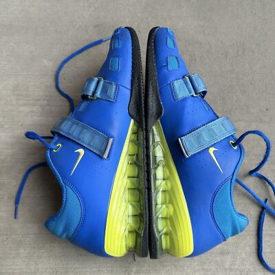 Nike Romaleos 2 Blue Green 476927-417 Weightlifting Shoes Mens