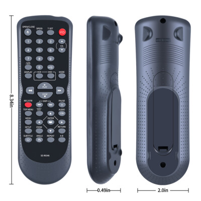 New Remote Control SE-R0346 For Toshiba DVD VCR Combo Player