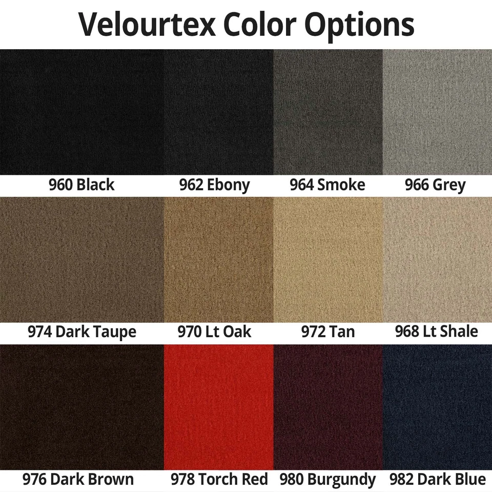 Alfombrillas delanteras Lloyd Velourtex negras para Chevrolet Impala 1967-1968 Foto 3 de 4