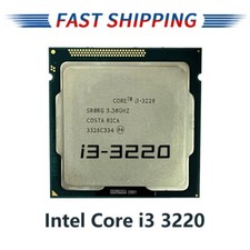 Intel Core i3-3220 3.30GHz 5GT/s LGA 1155 2-Cores 4 Threads Processor SR0RG 55W