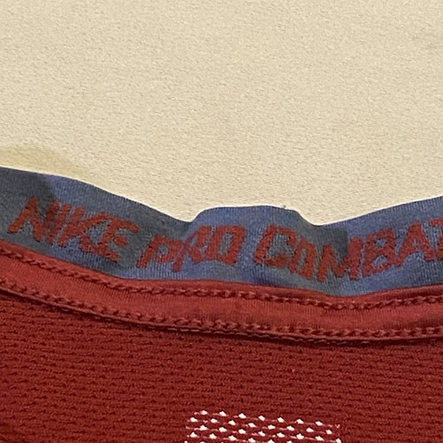 Nike Pro Combat Gr. L rot Arizona Diamond Back Authentic Fitted dünn L/S Shirt - Bild 4 von 14