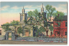 The Church Of San Felipe De Neri, Old Albuquerque, New Mexico VTG Postcard TM1.