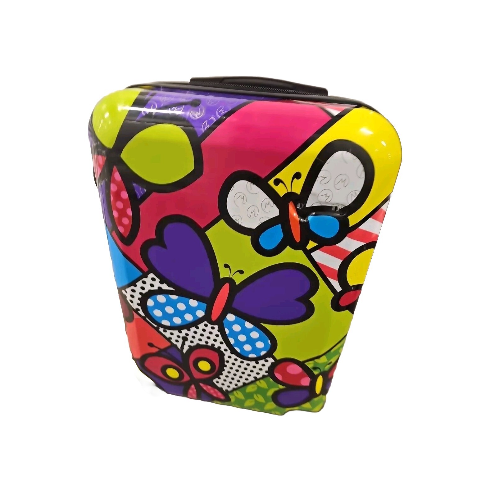 Mia Toro ITALY Butterflies 1-Piece Hard Shell Luggage Suitca