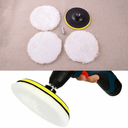 8pcs Car Polisher Gross Wool Wheel Mop Polishing Pads For
