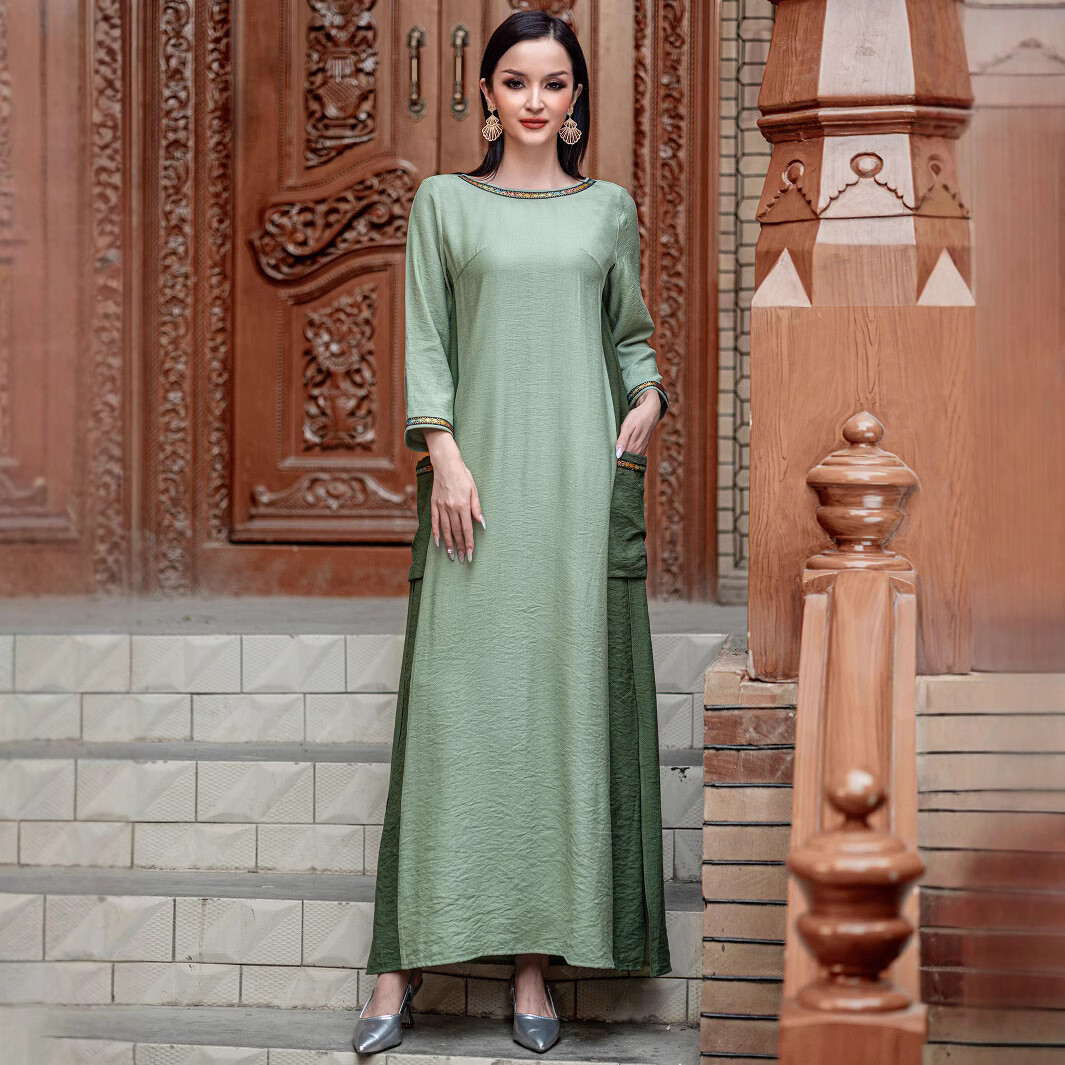 turkey dresses for ladies Elegant Kaftan Evening Maxi Dress Islamic Long Robes Vintage Arab modern turkish casual dresses