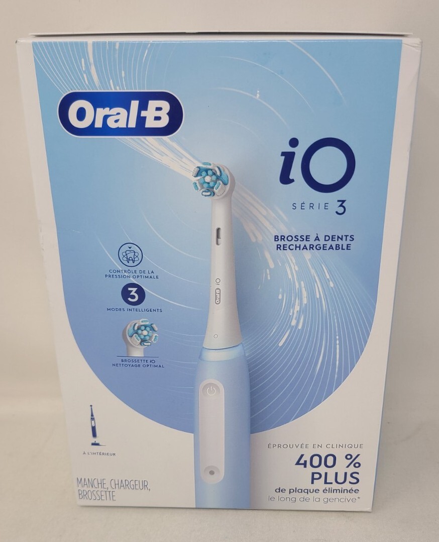 Oral-B iO3 Electric Toothbrush Light Blue. New-Factory