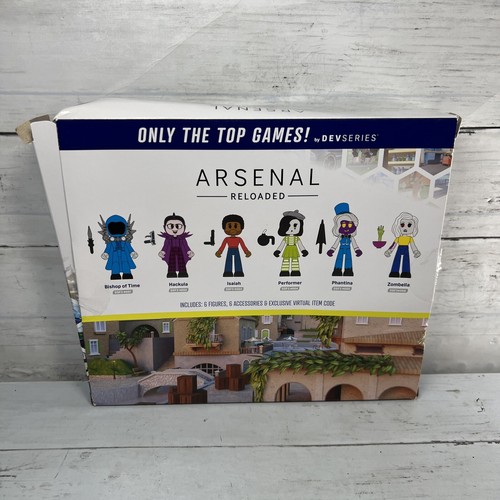 Roblox DevSeries ARSENAL RELOADED RIVALS Figure Set (11 pc) Damaged Box -1 Knife - Picture 16 of 16