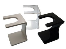 Dr.Dittmar Shaving Brush Holder Made of Acrylic Glass IN White Stand for