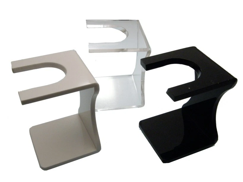 DR. DITTMAR Dr.Dittmar Rasierpinselhalterung aus Acrylglas im WEIß Ständer für Rasierpinsel