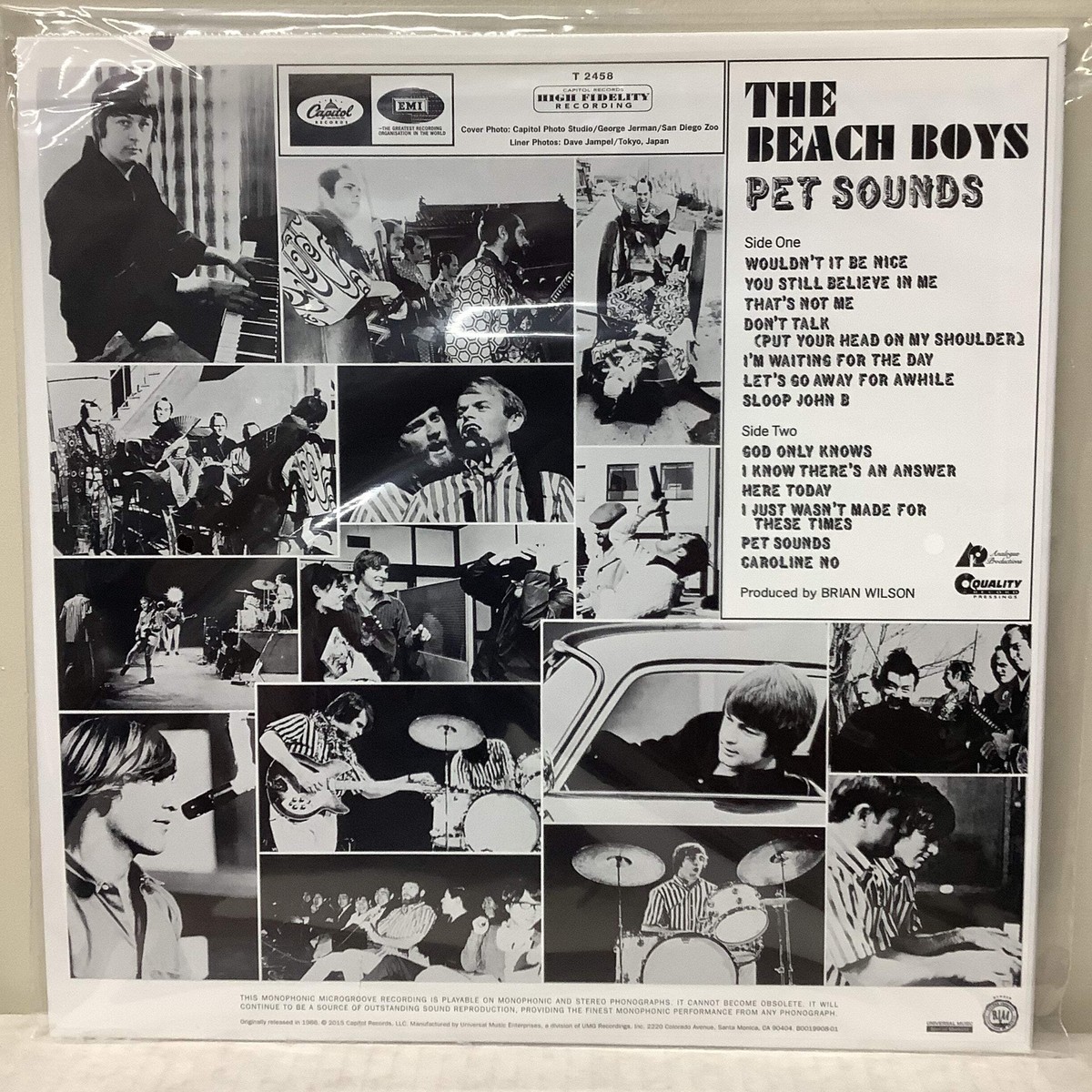 The Beach Boys - Pet Sounds - Analogue Productions Mono LP | eBay