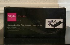 Style House Salon Quality Flat Iron Accessory Set Flat Iron Holder New in Box