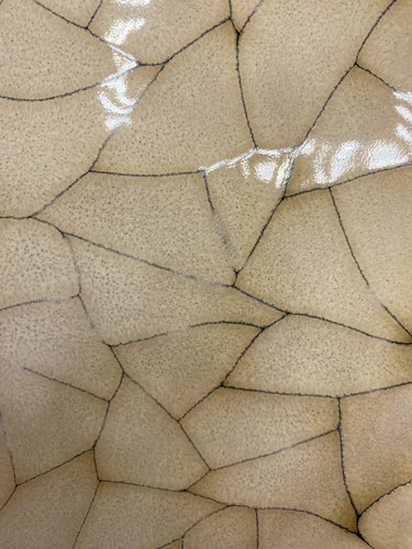 Gibson Elite Sambesi Dunkelbraun Creme Mosaik Design Essteller 11" 4er Set - Bild 6 von 10