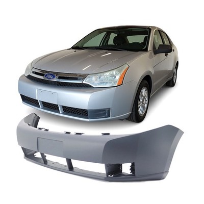 2008-2011 Ford Focus Sedan Primed Front Bumper Cover FO1000634