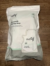 Motif Breastmilk Storage Bags 8 oz 100 Count, BPA-Free, Leak-Proof