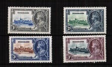 Nyasaland 1935 Silver Jubilee Omnibus Set Mounted Mint