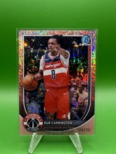 2025-26 Bowman Chrome Bub Carrington Pink Mini Diamonds /15 Wizards