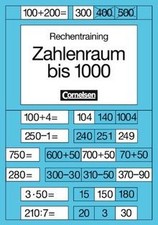 Rechentraining, Zahlenraum bis 1000: von Weber, Thomas | Buch | Zustand gut