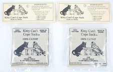Cat Treat Kitty Can't Cope Sack Catnip Toy 100% Cotton USA Made Pet Toy