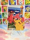 Pokemon Pikachu HOLO Vintage Pocket Monsters Prism Sticker 1998 Bandai Ninetndo