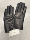 Vince Womens Short Leather Glove Size XL Black Cashmere Lined — photo 6