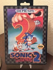 Sonic The Hedgehog 2 1992 Sega Genesis Game Complete w/ Manual & Case Tested!