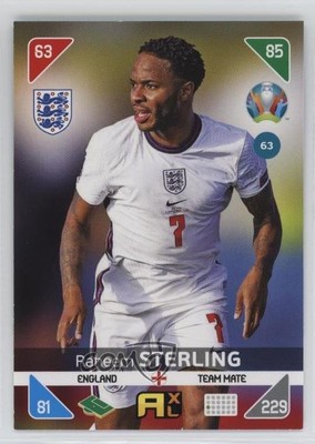 2021 Adrenalyn XL UEFA Euro 2020 - Kick Off Team Mate Raheem Sterling #63 1h2w