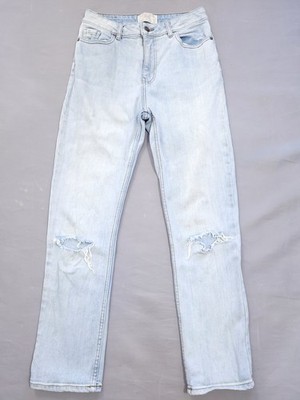 Fat Face Jeans Größe 8 R Chesham Girlfriend Slim High Waist Stretch