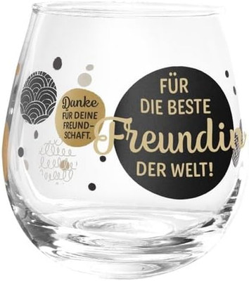 Whiskyglas, Wasserglas oder auch Weinglas mit Spruch- Für die beste Freundin der