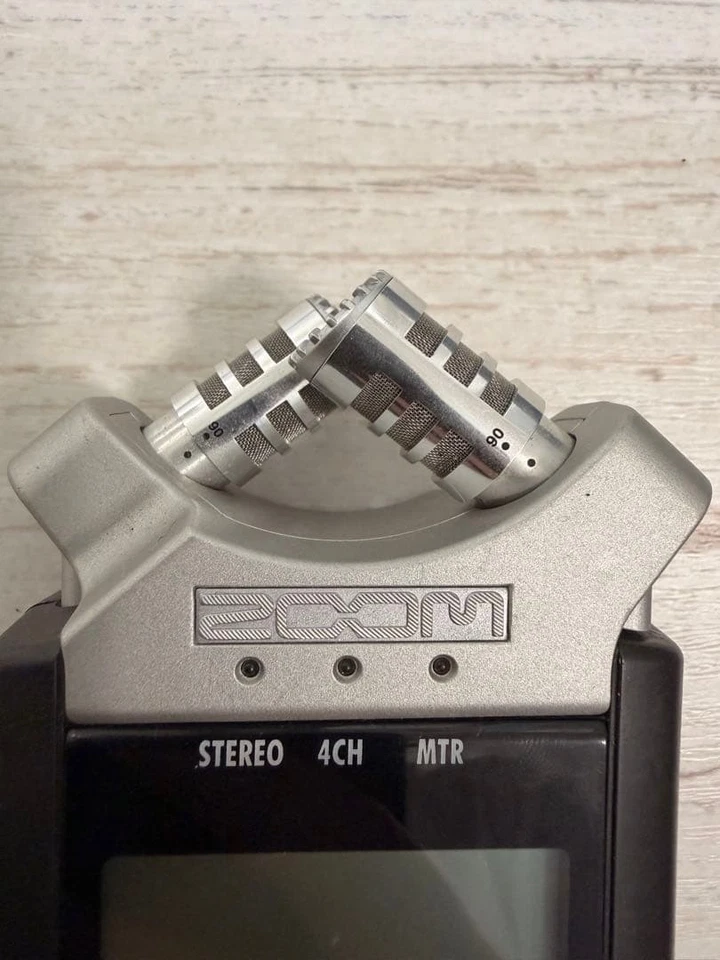 ZOOM H4n Handheld Digital Recorder Backlit LCD Built-in X/Y Stereo Microphones - Image 4 of 4