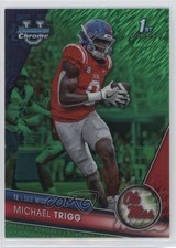 2023 Bowman U Chrome Green Shimmer Refractor 53/99 Michael Trigg #128 1c79