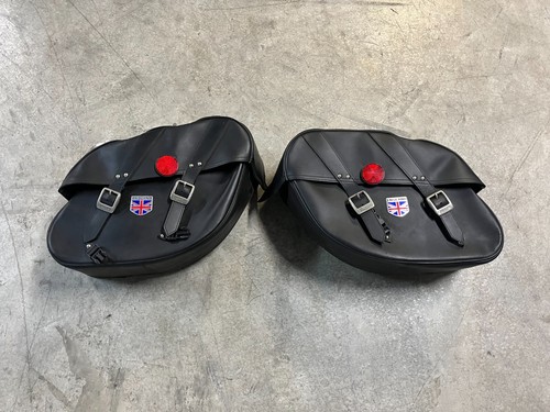 Triumph OEM Leather Hard Saddlebags for Thunderbird / America / Speedmaster