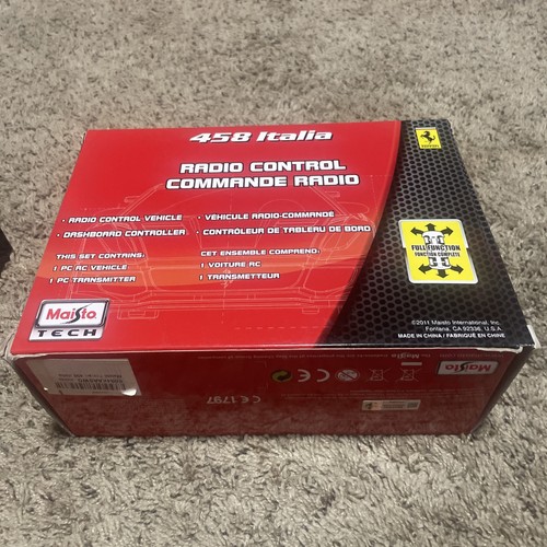 MAISTO TECH RC CAR 458 Italia 49MHz RED NEW 1:24 - Picture 5 of 8