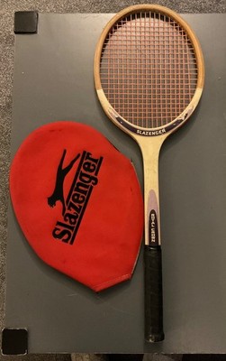 Vintage SLAZENGER Challenge No. 1 Wooden Tennis Racket | eBay