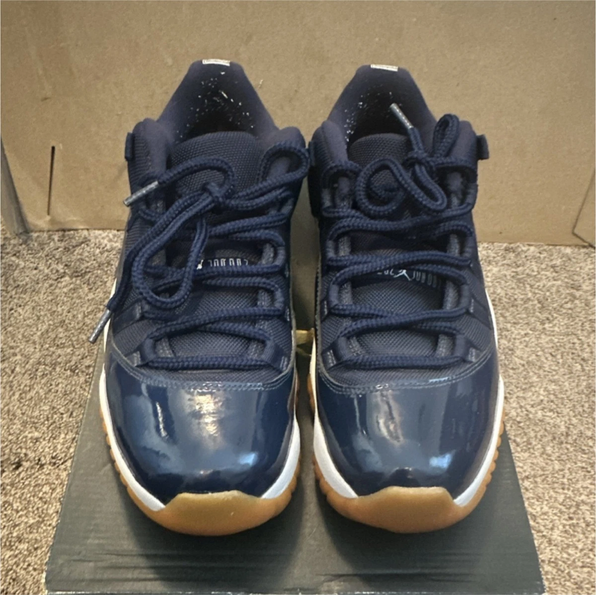 Jordan 11 Retro Low Navy Gum | eBay