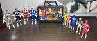 Vintage Mighty Morphin Power Rangers Action Figure Lot W/ Storage Box E