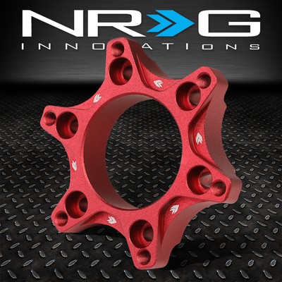 NRG FOR LOGITECH G923 G29 G920 G27 GAMING STEERING WHEEL SHORT HUB ADAPTER RED